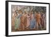 Tribute Money, 1425-27-Masaccio-Framed Art Print