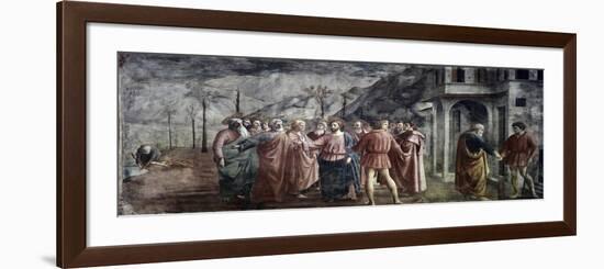 Tribute Money-Masaccio-Framed Giclee Print