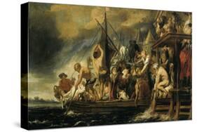 Tribute Money-Jacob Jordaens-Stretched Canvas