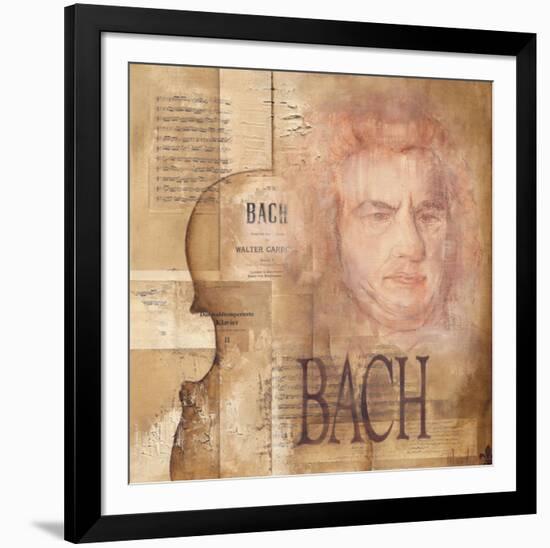 Tribute to Bach-Marie Louise Oudkerk-Framed Art Print