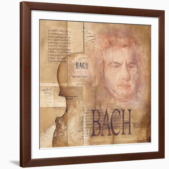 Tribute to Bach-Marie Louise Oudkerk-Framed Art Print