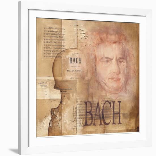 Tribute to Bach-Marie Louise Oudkerk-Framed Art Print