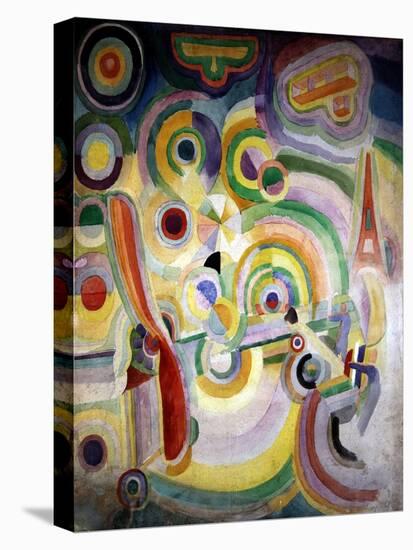 Tribute to Bleriot by Robert Delaunay (1885-1941).-Robert Delaunay-Stretched Canvas