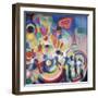 Tribute to Bleriot Louis Bleriot (1872-1936)-Robert Delaunay-Framed Giclee Print