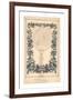 Tribute to French Ballonist Henri Giffard in the Form of a Handwritten French Text Shaped as a Ball-null-Framed Giclee Print