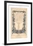 Tribute to French Ballonist Henri Giffard in the Form of a Handwritten French Text Shaped as a Ball-null-Framed Giclee Print