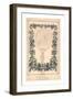 Tribute to French Ballonist Henri Giffard in the Form of a Handwritten French Text Shaped as a Ball-null-Framed Giclee Print