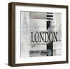 Tribute to London-Marie Louise Oudkerk-Framed Art Print