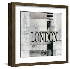 Tribute to London-Marie Louise Oudkerk-Framed Art Print