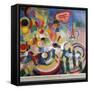 Tribute to Louis Bleriot (Oil on Canvas, 1914-1917)-Robert Delaunay-Framed Stretched Canvas