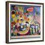 Tribute to Louis Bleriot (Oil on Canvas, 1914-1917)-Robert Delaunay-Framed Giclee Print