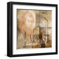 Tribute to Mozart-Marie Louise Oudkerk-Framed Art Print