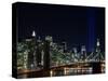 Tribute to Victims of World Trade Center Terrorist Attacks Lights Up the Sky Above Manhattan-null-Stretched Canvas