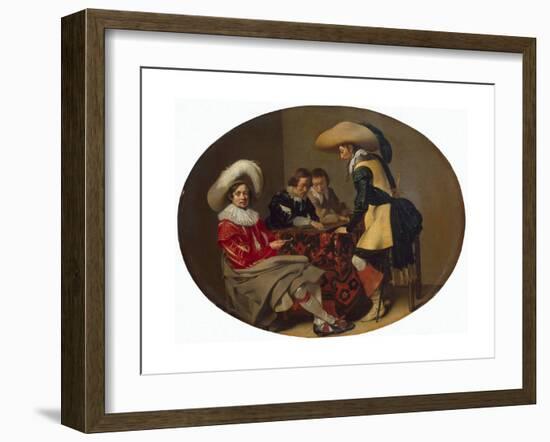 Tric-Trac Players, C1630-Willem Cornelisz Duyster-Framed Giclee Print