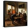 Tric Trac Spieler in einem Interieur-Jan Steen-Framed Stretched Canvas