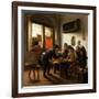 Tric Trac Spieler in einem Interieur-Jan Steen-Framed Giclee Print