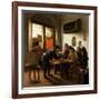 Tric Trac Spieler in einem Interieur-Jan Steen-Framed Giclee Print