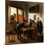 Tric Trac Spieler in einem Interieur-Jan Steen-Mounted Giclee Print