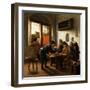 Tric Trac Spieler in einem Interieur-Jan Steen-Framed Giclee Print