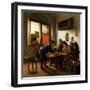 Tric Trac Spieler in einem Interieur-Jan Steen-Framed Giclee Print