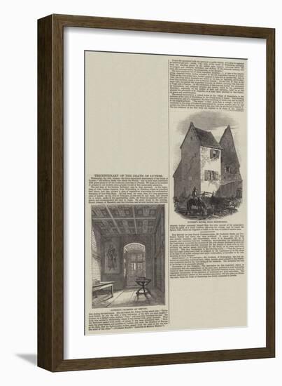 Tricentenary of the Death of Luther-null-Framed Giclee Print