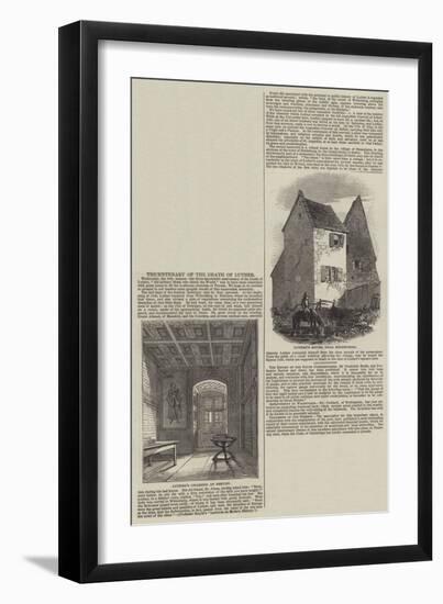 Tricentenary of the Death of Luther-null-Framed Giclee Print