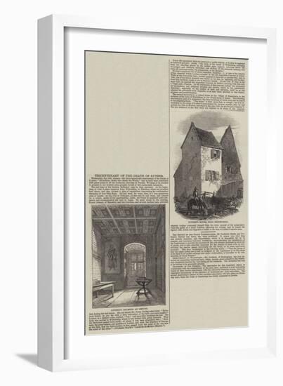 Tricentenary of the Death of Luther-null-Framed Giclee Print