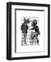 Triceratops Men What Kind of Mileage-Fab Funky-Framed Art Print