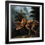 Triceratops Was a Herbivorous Dinosaur from the Cretaceous Period-null-Framed Art Print