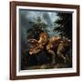 Triceratops Was a Herbivorous Dinosaur from the Cretaceous Period-null-Framed Art Print