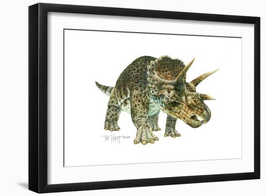 Triceratops-Tim Knepp-Framed Giclee Print