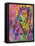 Triceratops-Dean Russo-Framed Stretched Canvas