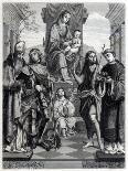 Madonna Seated on a Throne Surrounded with Saints, C1494-1517-Trichon-Mounted Giclee Print