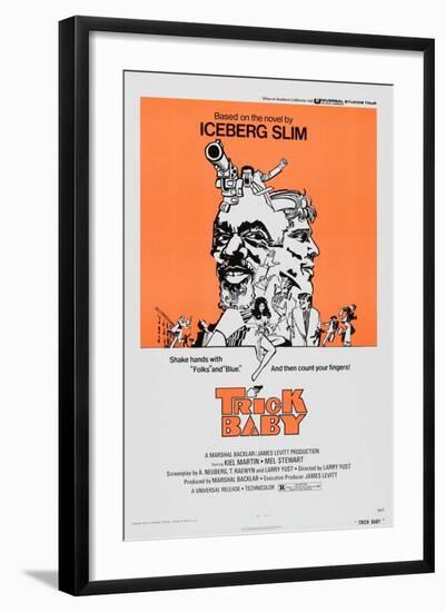 TRICK BABY, US poster, 1973-null-Framed Art Print