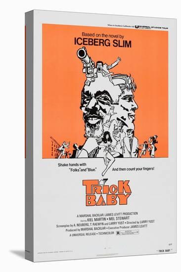 TRICK BABY, US poster, 1973-null-Stretched Canvas