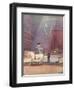 Trick Bareback Rider Rehearsing-null-Framed Art Print