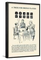 Trick For Bridge Players-null-Framed Art Print