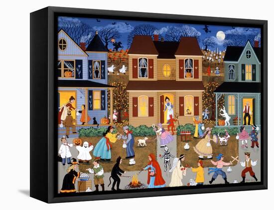 Trick or Treat 2-Sheila Lee-Framed Stretched Canvas