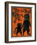 Trick or Treat Black Cats-sylvia pimental-Framed Art Print