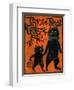 Trick or Treat Black Cats-sylvia pimental-Framed Art Print