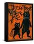 Trick or Treat Black Cats-sylvia pimental-Framed Stretched Canvas