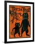 Trick or Treat Black Cats-sylvia pimental-Framed Art Print