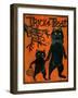 Trick or Treat Black Cats-sylvia pimental-Framed Art Print