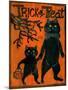 Trick or Treat Black Cats-sylvia pimental-Mounted Art Print