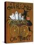 Trick or Treat Ghost Wagon Ride-sylvia pimental-Stretched Canvas
