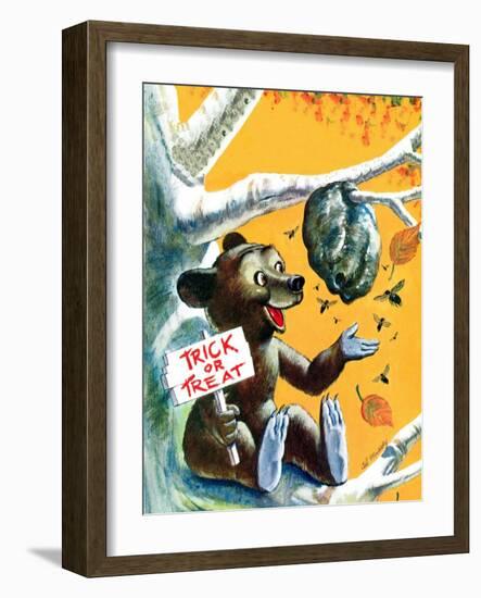 Trick or Treat - Jack & Jill-Cal Massey-Framed Premium Giclee Print