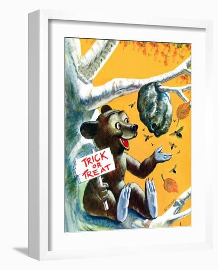 Trick or Treat - Jack & Jill-Cal Massey-Framed Premium Giclee Print