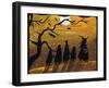 Trick or Treat Night-sylvia pimental-Framed Art Print