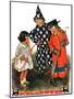 "Trick-Or-Treat,"October 25, 1930-Ellen Pyle-Mounted Giclee Print