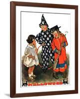 "Trick-Or-Treat,"October 25, 1930-Ellen Pyle-Framed Giclee Print